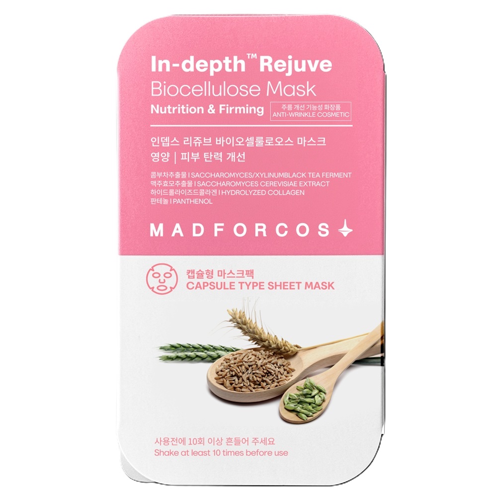 Masca de fata din celuloza regeneratoare, 20 ml, Madforcos