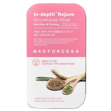 Masca de fata din bioceluloza regeneratoare, 20 ml, Madforcos