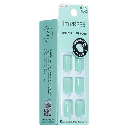 Unghii false Get Closer Impress Color, 30 bucati, Kiss 750324