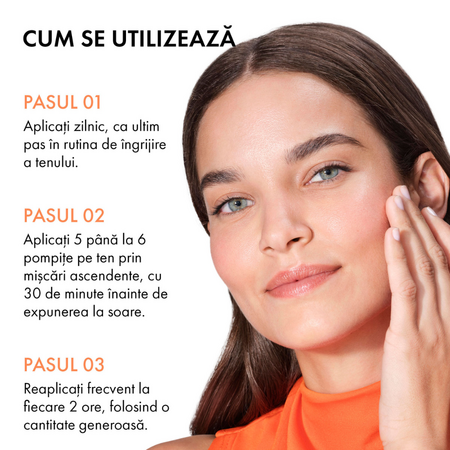 Fluid apos anti-fotoimbatranire cu protectie solara SPF 50+ Capital Soleil UV Age Daily, 40 ml, Vichy 739717