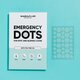 Plasturi pentru cosuri cu ulei de arbore de ceai Emergency Dots, Pimple Patches, 72 bucati, Breakout+Aid 750353