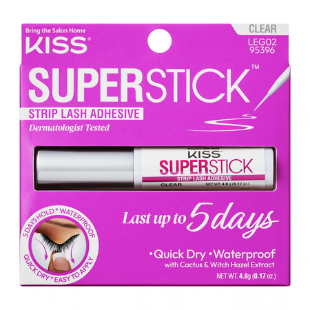 Adeziv pentru gene false Clear Superstick, 4.8 g, Kiss