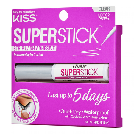 Adeziv pentru gene false Clear Superstick, 4.8 g, Kiss 750370
