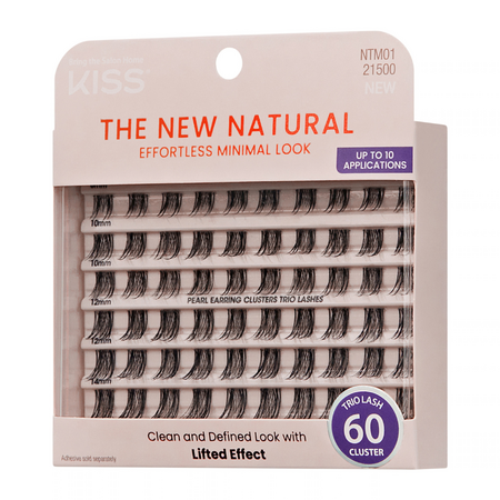Kit gene false Trio Multi The New Natural, 60 bucati, Kiss 750387