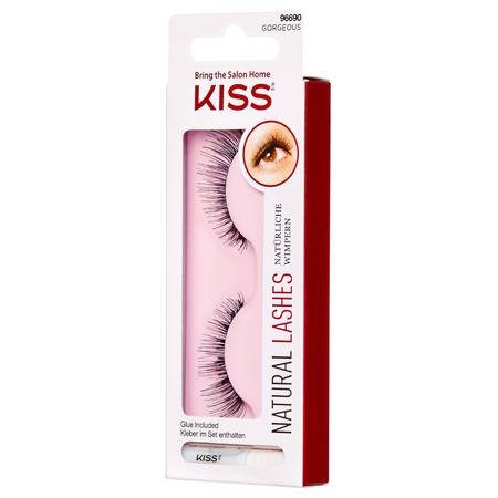 Gene false Gorgeous Natural, 1 pereche, Kiss 750399