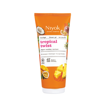 Gel de dus hidratant Tropical Twist, 200 ml, Niyok