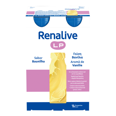 Bautura nutritionala Renalive LP, 4 x 200 ml, Fresenius Kabi