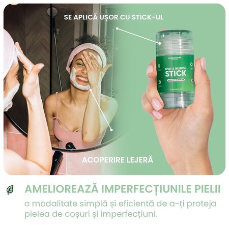 Stick pentru cosuri si imperfectiuni Blemish & Spot Stick, 40 g, Breakout+Aid 750462