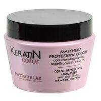 Masca pentru protectia parului vopsit Keratin Color, 250 ml, Phytorelax