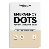 Plasturi pentru cosuri cu niacinamida si zinc Dots for Spots, Pimple Patches, 72 bucati, Breakout+Aid