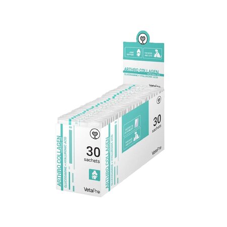 Supliment nutritional pentru caini si pisici Arthro Collagen, 30 plicuri, Vetapro 750516