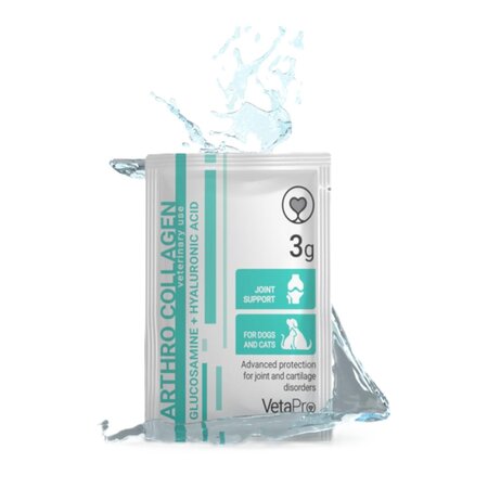 Supliment nutritional pentru caini si pisici Arthro Collagen, 30 plicuri, Vetapro 750517