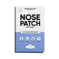 Plasturi pentru nas impotriva punctelor negre Nose Patch, Pimple Patches, 5 bucati, Breakout+Aid