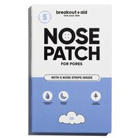 Plasturi pentru nas impotriva punctelor negre Nose Patch, Pimple Patches, 5 bucati, Breakout+Aid