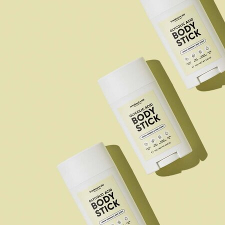 Stick exfoliant pentru corp cu acid glycolic, Body Care, 75 g, Breakout+Aid 750545