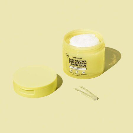 Mini masti si dischete tonice, Pore Control, Toner Pads&Mini Masks, 100 bucati, Breakout+Aid 750568