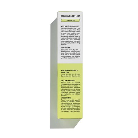 Spray de corp anti-imperfectiuni Mist Body Care, 100 ml, Breakout+Aid 750581
