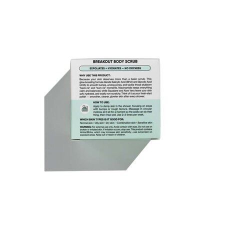 Scrub de corp anti-imperfectiuni Body Scrub, 150 ml, Breakout+Aid 750593