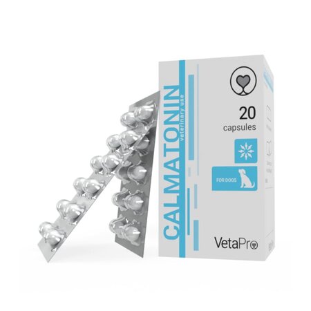 Supliment nutritional pentru caini Calmatonin Dog, 20 capsule, Vetapro