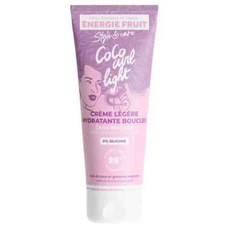 Crema lejera hidratanta pentru par ondulat spre cret Coco Curl Light, 200 ml, Energie Fruit