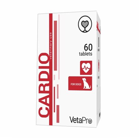 Supliment nutritional pentru caini Cardio All Breeds, 60 tablete, Vetapro 750702