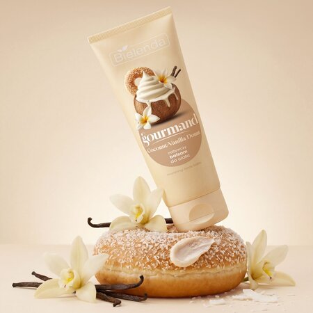 Lotiune hidratanta de corp Coconut-Vanilla Donut, Gourmand, 200 ml, Bielenda 750798