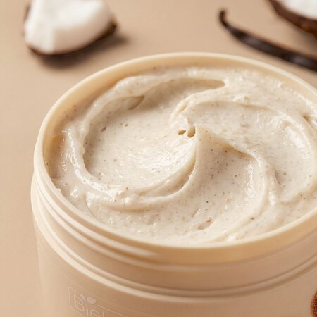 Exfoliant cremos de corp Coconut-Vanilla Donut, Gourmand, 250 g, Bielenda 750826