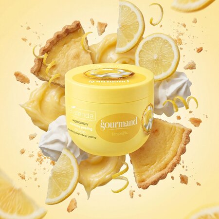 Exfoliant cremos de corp Lemon Pie, Gourmand, 250 g, Bielenda 750845