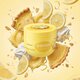 Exfoliant cremos de corp Lemon Pie, Gourmand, 250 g, Bielenda 750845