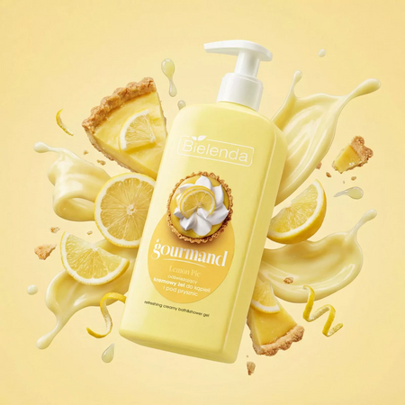 Gel de dus racoritor Lemon Pie Gourmand, 300 ml, Bielenda 750871