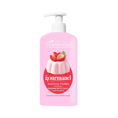 Gel de dus racoritor Strawberry Pudding, Gourmand, 300 ml, Bielenda