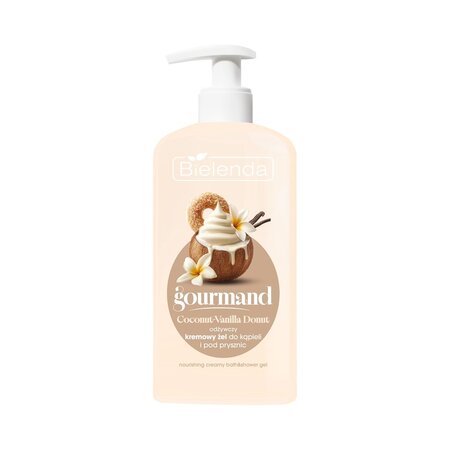 Gel de dus racoritor Coconut-Vanilla Donut, Gourmand, 300 ml, Bielenda