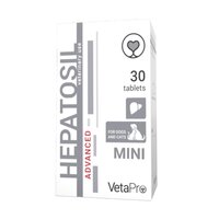Supliment hepatic pentru caini si pisici Mini Hepatosil Advanced, 30 tablete, Vetapro