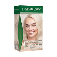 Vopsea de par naturala fara amoniac 11.2 Extreme Ash Blonde, 115 ml, Naturigin