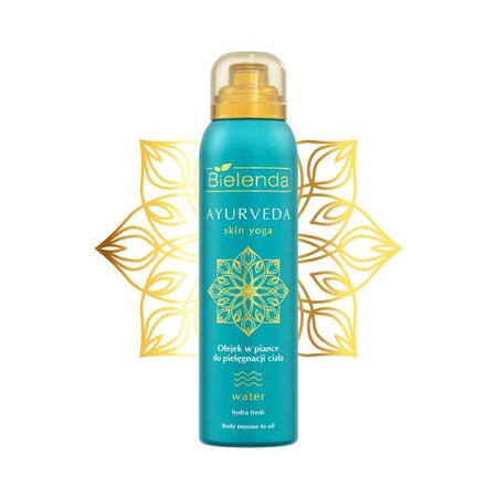 Ulei de corp spumant, Ayurveda Skin Yoga Water, 150 ml, Bielenda