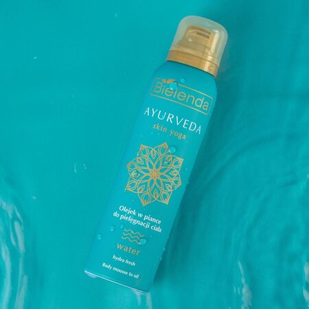 Ulei de corp spumant, Ayurveda Skin Yoga Water, 150 ml, Bielenda 751030