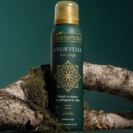 Ulei de corp spumant, Ayurveda Skin Yoga Earth, 150 ml, Bielenda 751040