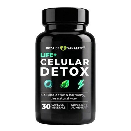 Celular Detox Life+, 30 capsule vegetale, Doza de Sanatate