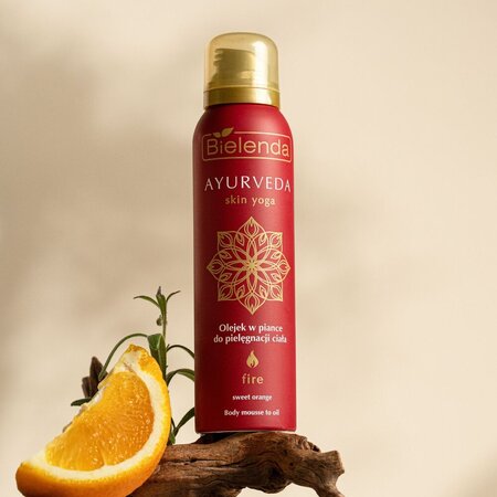 Ulei de corp spumant, Ayurveda Skin Yoga Fire, 150 ml, Bielenda 751051