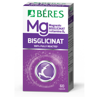 Magneziu Bisglicinat si Vitamina B6, 60 capsule, Beres