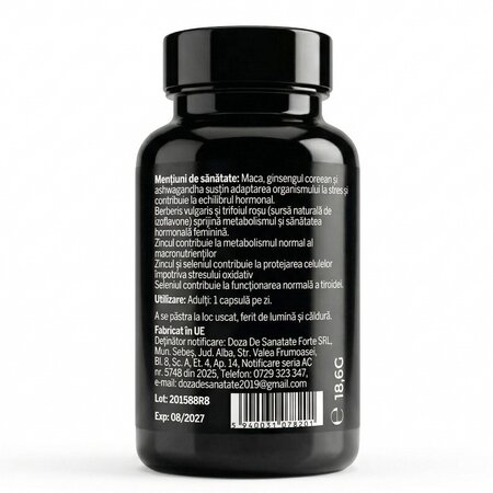 Endocrine Support+ Life+, 30 capsule vegetale, Doza de Sanatate 751010