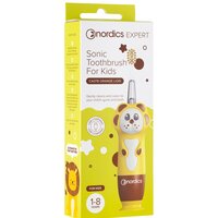Periuta de dinti sonica pentru copii Leu, culoare galben, 1 bucata, Nordics