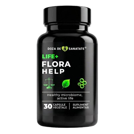 Flora Help Life+, 30 capsule vegetale, Doza de Sanatate