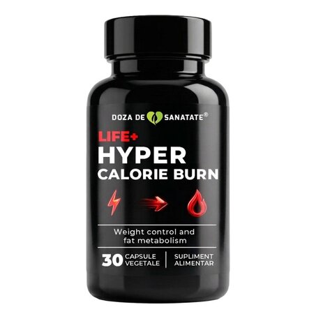 Hyper Calorie Burn Life+, 30 capsule vegetale, Doza de Sanatate