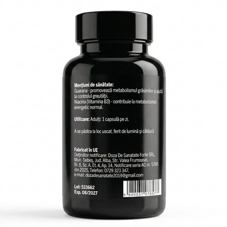 Hyper Calorie Burn Life+, 30 capsule vegetale, Doza de Sanatate 751058
