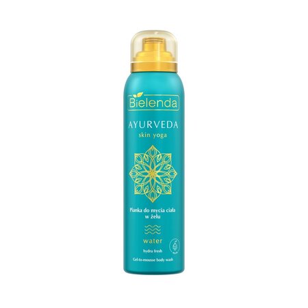 Gel de dus spumant, Ayurveda Skin Yoga Water, 150 ml, Bielenda