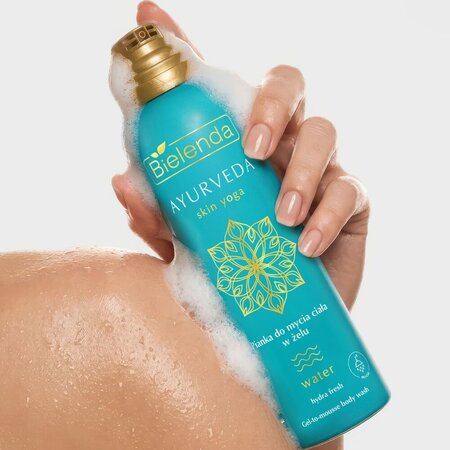 Gel de dus spumant, Ayurveda Skin Yoga Water, 150 ml, Bielenda 751063