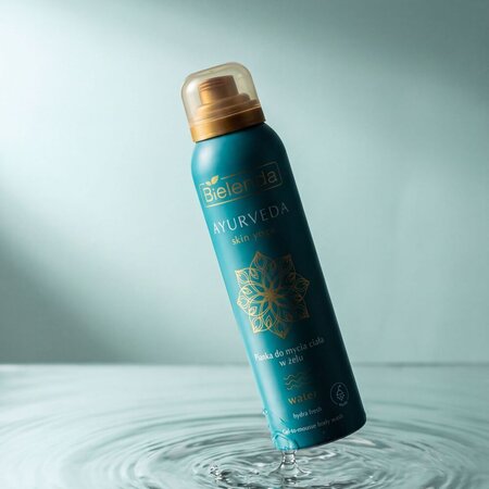 Gel de dus spumant, Ayurveda Skin Yoga Water, 150 ml, Bielenda 751065
