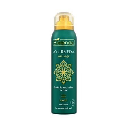 Gel de dus spumant, Ayurveda Skin Yoga Earth, 150 ml, Bielenda