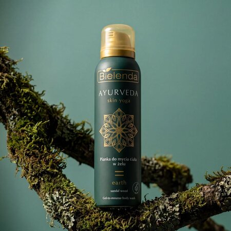 Gel de dus spumant, Ayurveda Skin Yoga Earth, 150 ml, Bielenda 751068